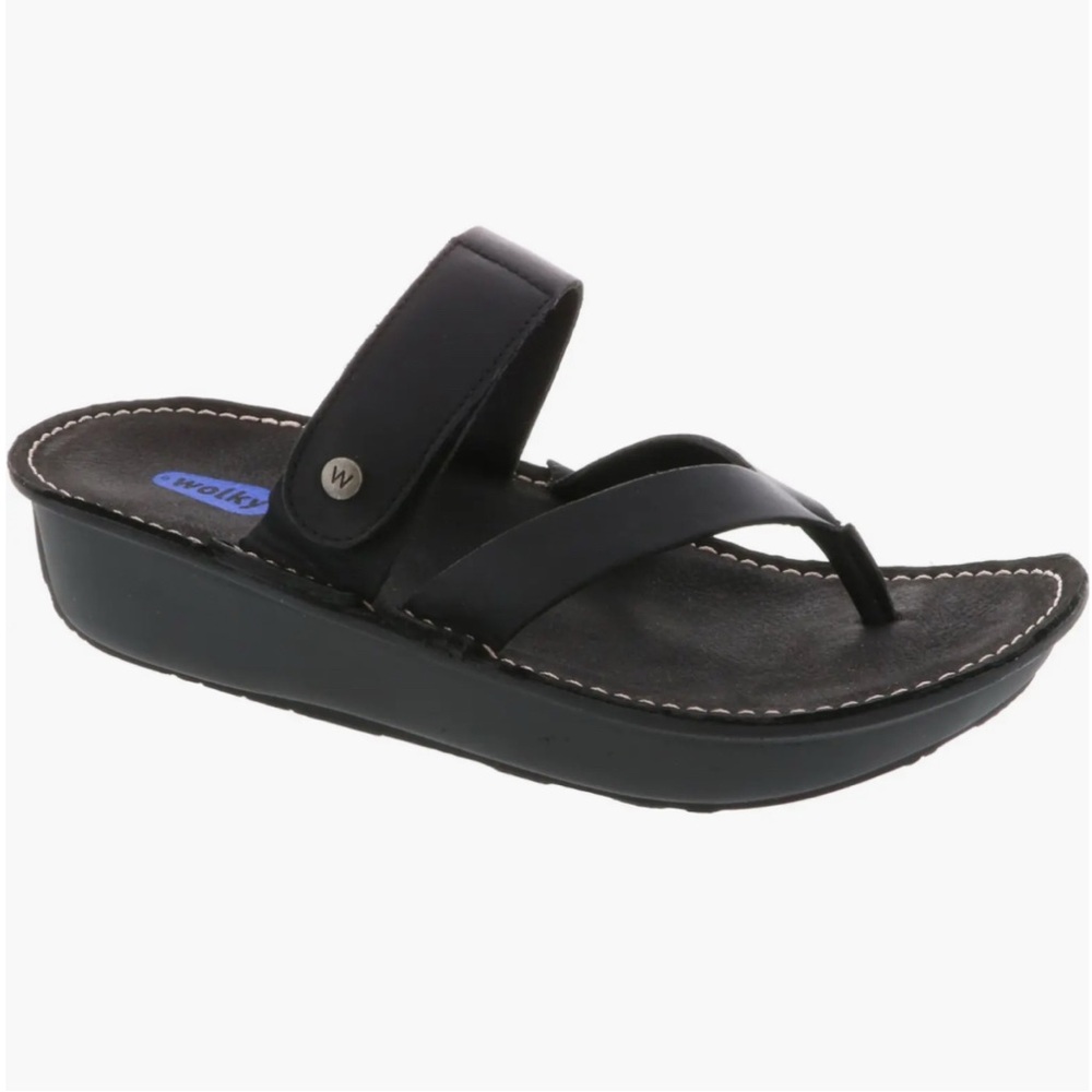 Nwot- Wolky ‘Tahiti’ Biocare Leather Sandal